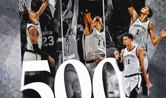 pg电子模拟器免费版-文班亚马生涯盖帽数达到500 历史第二年轻&amp;143场历史第四快